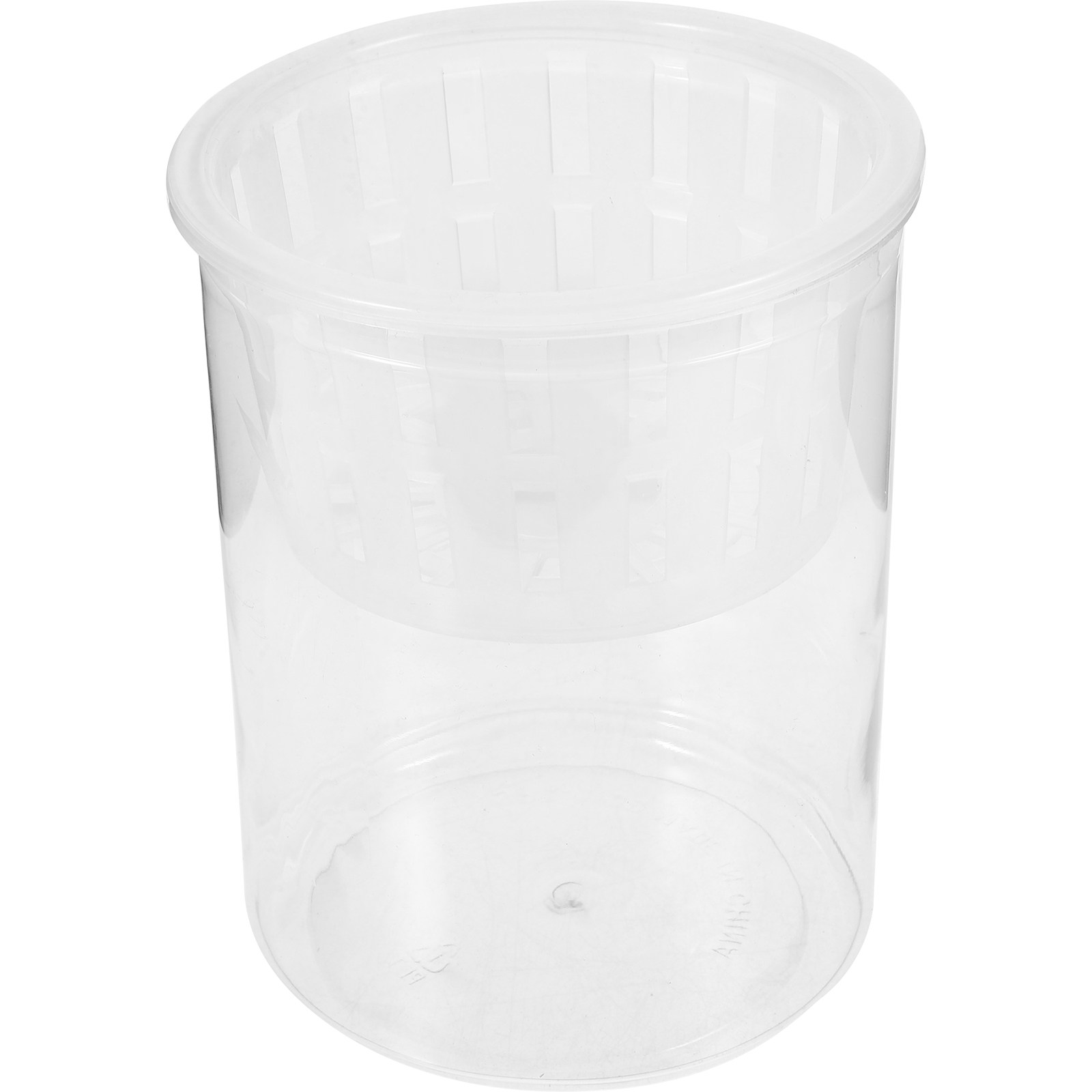 Aquarium Fish Pot - 卓上プラスチック製水槽 透明 転倒防止 小型水槽 金魚用 水耕栽培用植木鉢