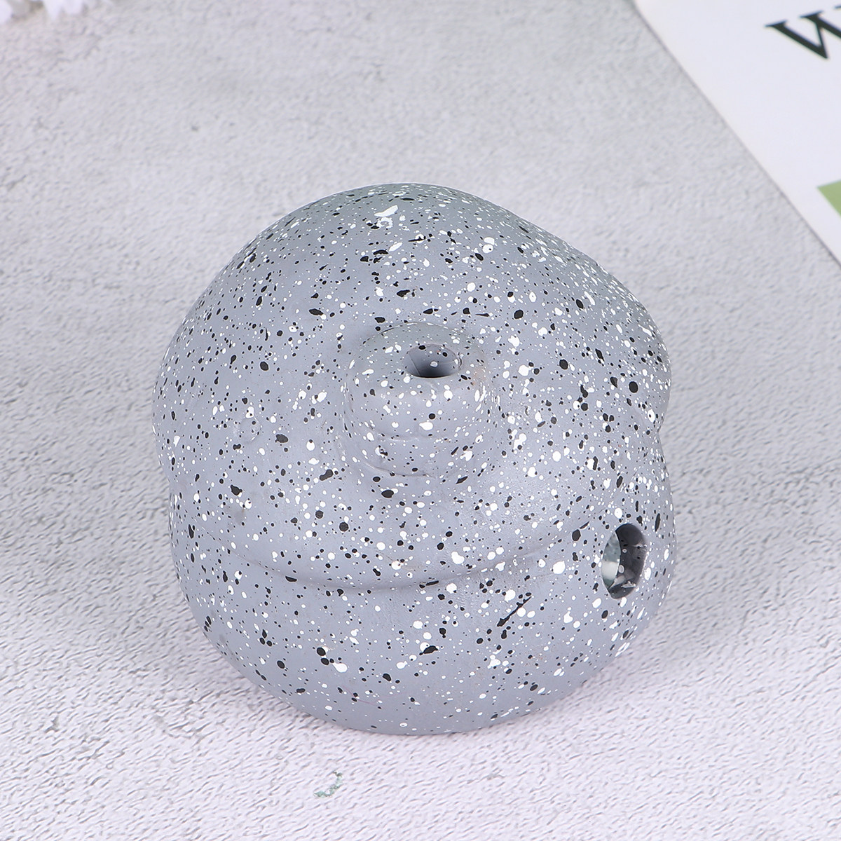 Aquarium Fish Low Maintenance - 1個入りセラミック製キノコ型水槽用魚の隠れ家、エビやシクリッド類のための天然の隠れ場所、低メンテナンス水槽用オーナメント