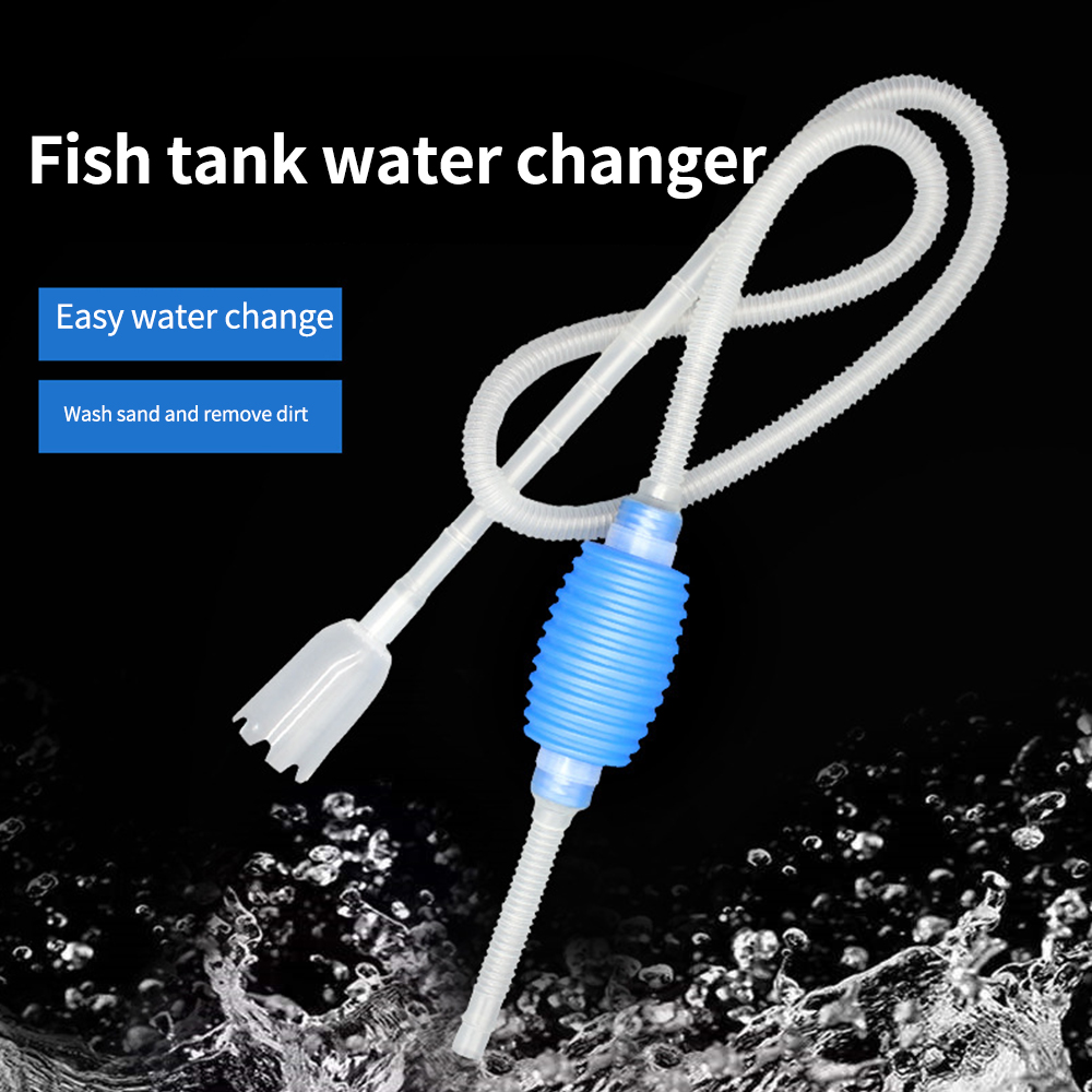 Aquarium Fish Maintenance - 水族館用siphon真空フィルタークリーナー,ウォーターフィルター,サイドポンプ,手動クリーナー,大型