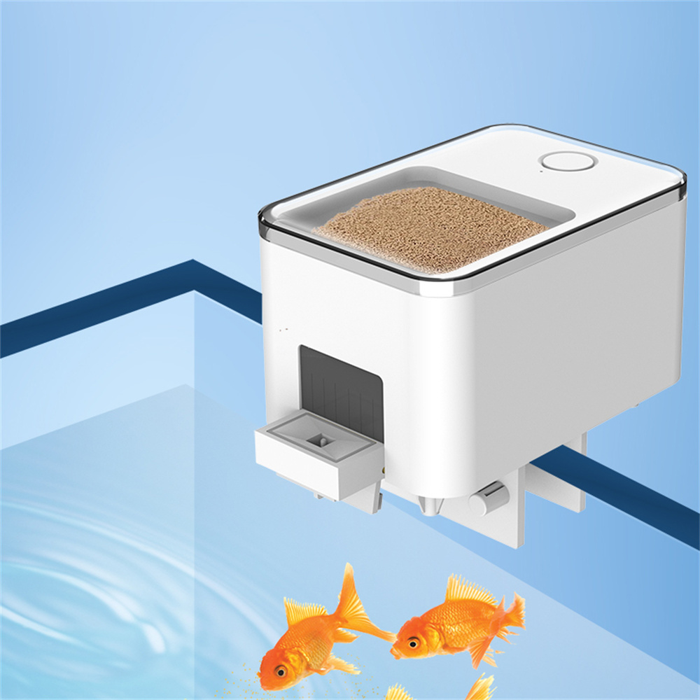 Aquarium Fish App - WiFi スマート自動フィーダー水族館金魚タイミングフィーダー大容量アプリ制御給餌記録リマインド魚フィーダー