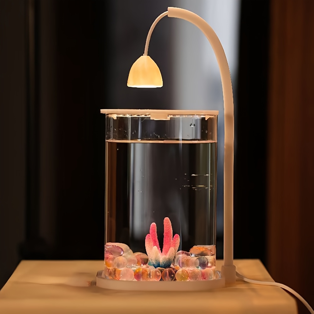 フレームレス蓋付きLED小型水槽、換気穴付き、安全な36V低 - Aquarium Fish Low Maintenance のレビューと価格