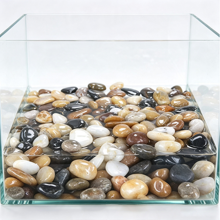 300-700gの滑らかな川の小石、植物鉢の装飾用石、盆栽の - Aquarium Fish Pot のレビューと価格