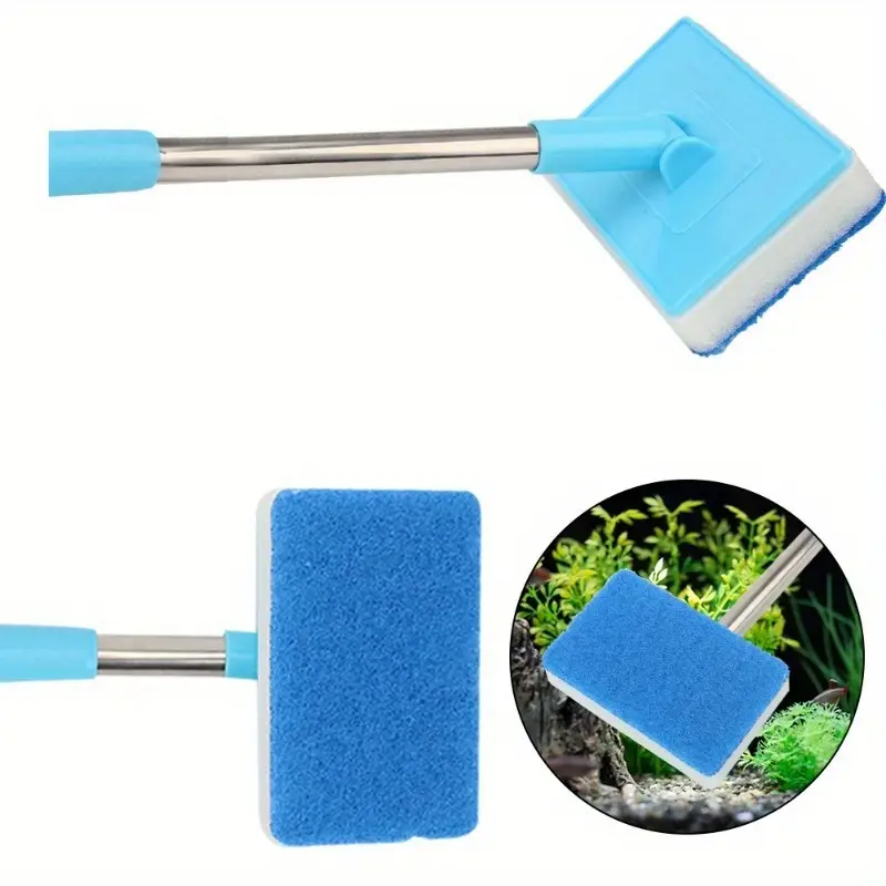 55-95cm 伸縮ハンドル 180 °   調整クリーナー - Aquarium Fish Maintenance のレビューと価格
