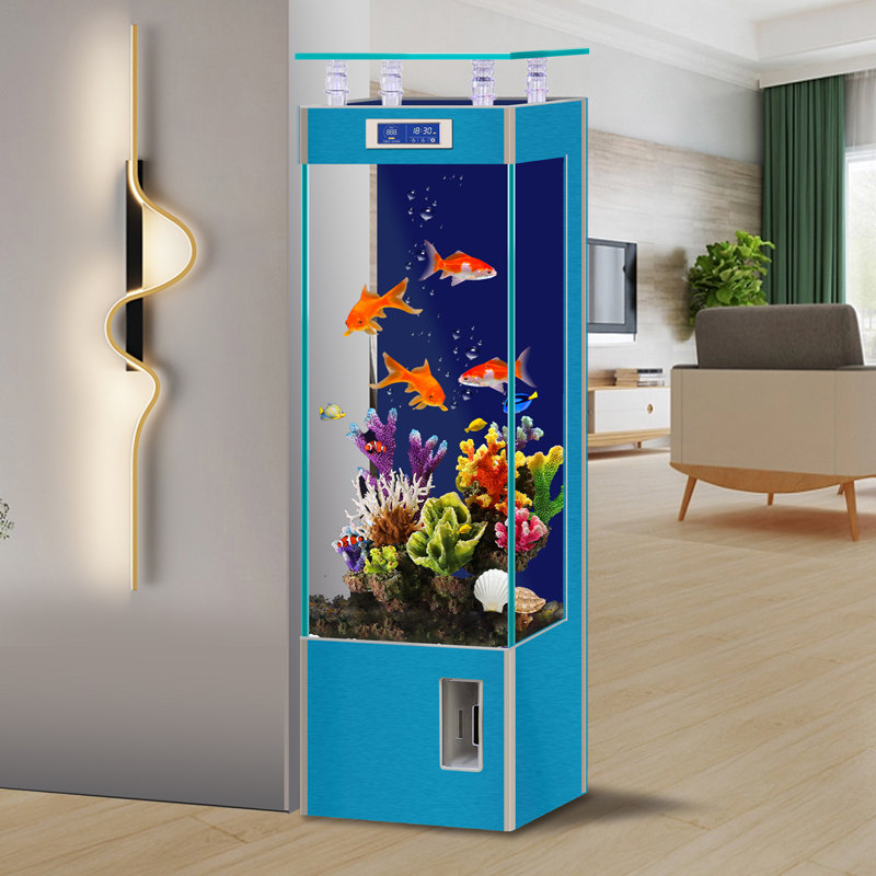 超透明ガラス製小型～中型家庭用床置き水槽、低メンテナンス＆水 - Aquarium Fish Low Maintenance のレビューと価格