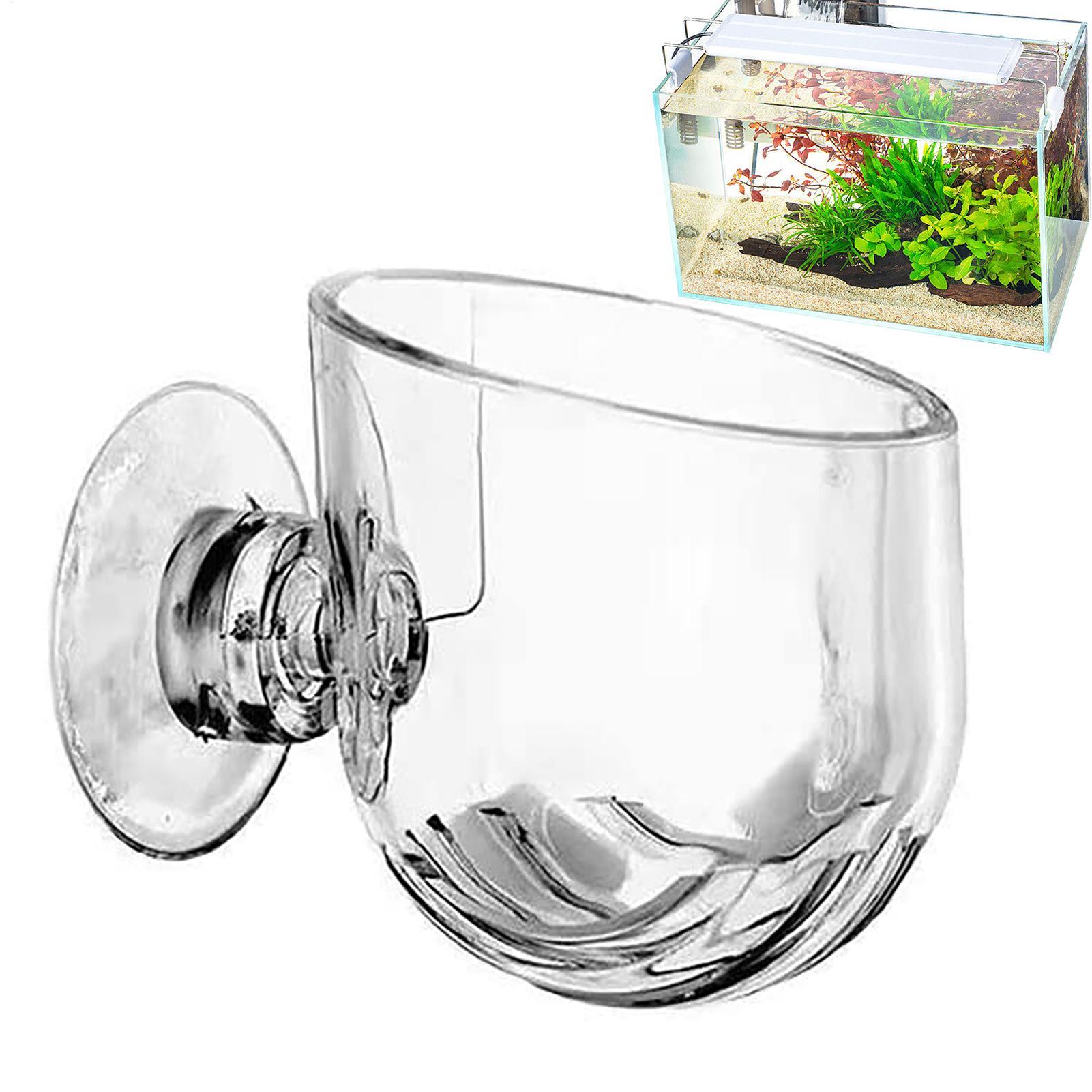 水生植物ポット アクリル製水生植物カップ 吸盤付きポット 水 - Aquarium Fish Pot のレビューと価格