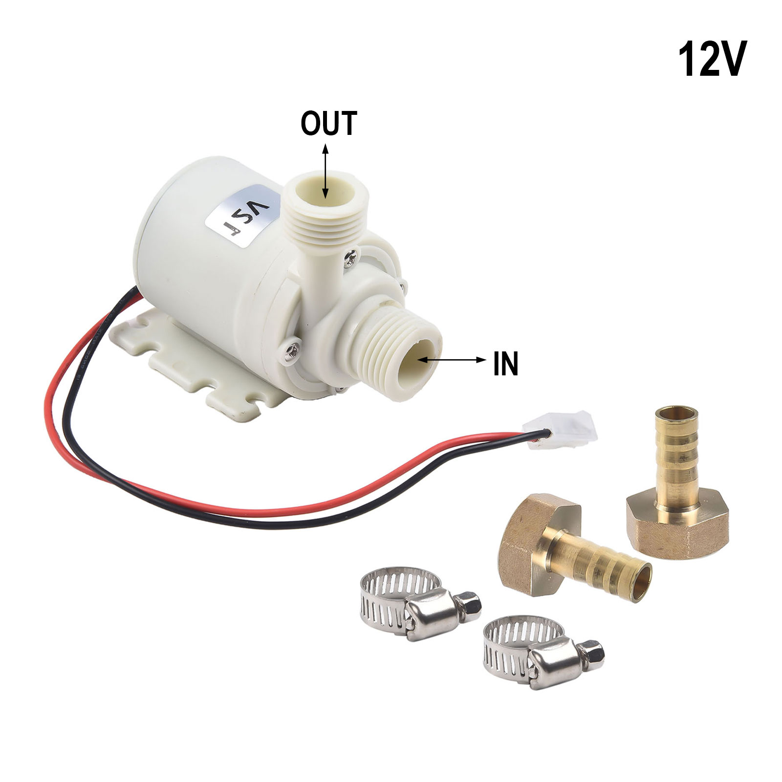 12V DCソーラー温水器循環ポンプ、低消費電力0.7A、最 - Powerhead Circulation Pump のレビューと価格