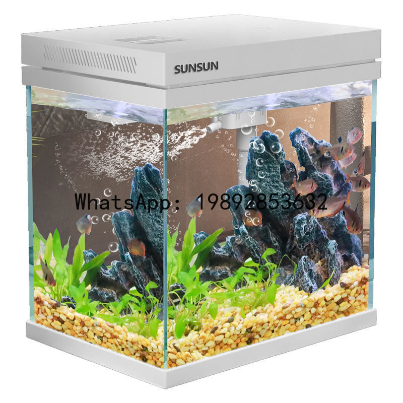 超透明水槽 - 自己循環式リビングルーム水槽 - デスクトッ - Aquarium Fish Low Maintenance のレビューと価格