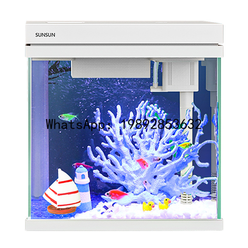 超透明水槽 - 自己循環式リビングルーム水槽 - デスクトッ - Aquarium Fish Low Maintenance のレビューと価格
