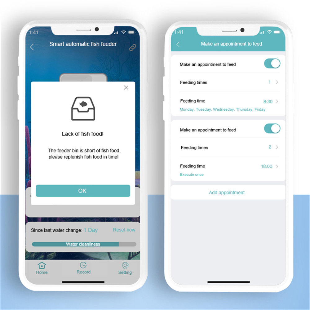 WiFi スマート自動フィーダー水族館金魚タイミングフィーダ - Aquarium Fish App のレビューと価格