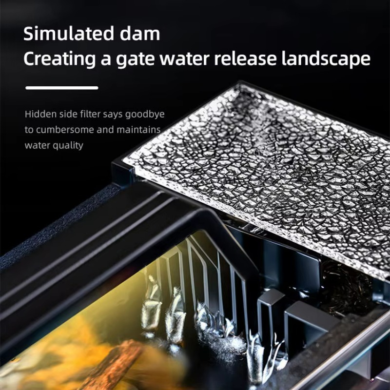 南米風水槽 - サイドフィルターと内蔵ライト付き小型卓上水槽 - Aquarium Fish Low Maintenance のレビューと価格