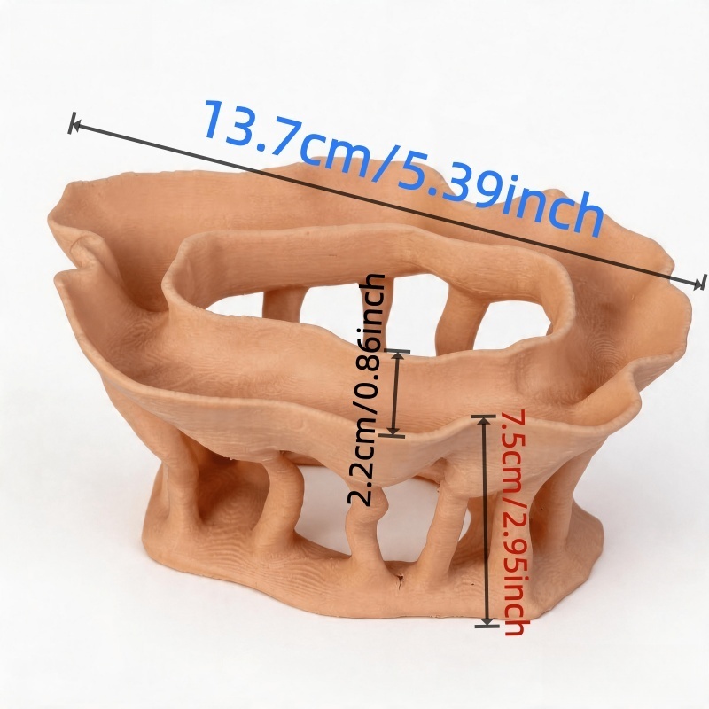 3Dプリントされた木の根の形をした水槽用植物、植木鉢も水槽の - Aquarium Fish Pot のレビューと価格