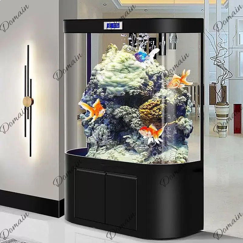 B80大型水槽 リビングルーム 床置き型 底面フィルター 曲 - Aquarium Fish Low Maintenance のレビューと価格
