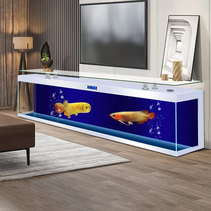 正方形テレビ台付き水槽 大型 床置き 低メンテナンス 水換え - Aquarium Fish Low Maintenance のレビューと価格