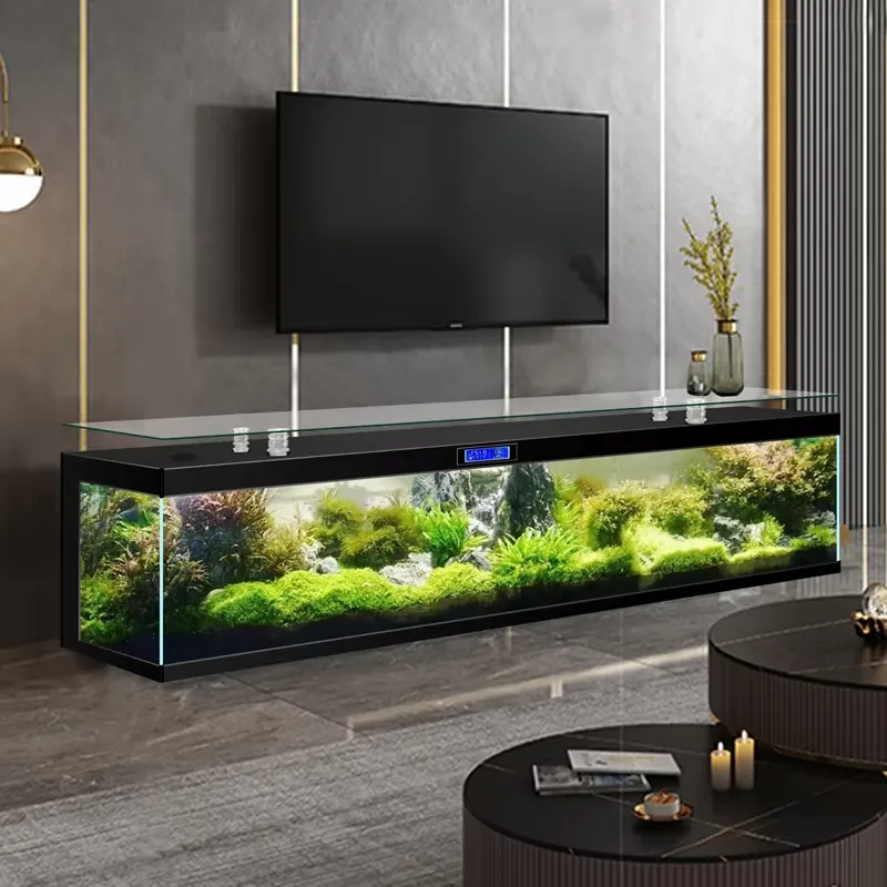 正方形テレビ台付き水槽 大型 床置き 低メンテナンス 水換え - Aquarium Fish Low Maintenance のレビューと価格