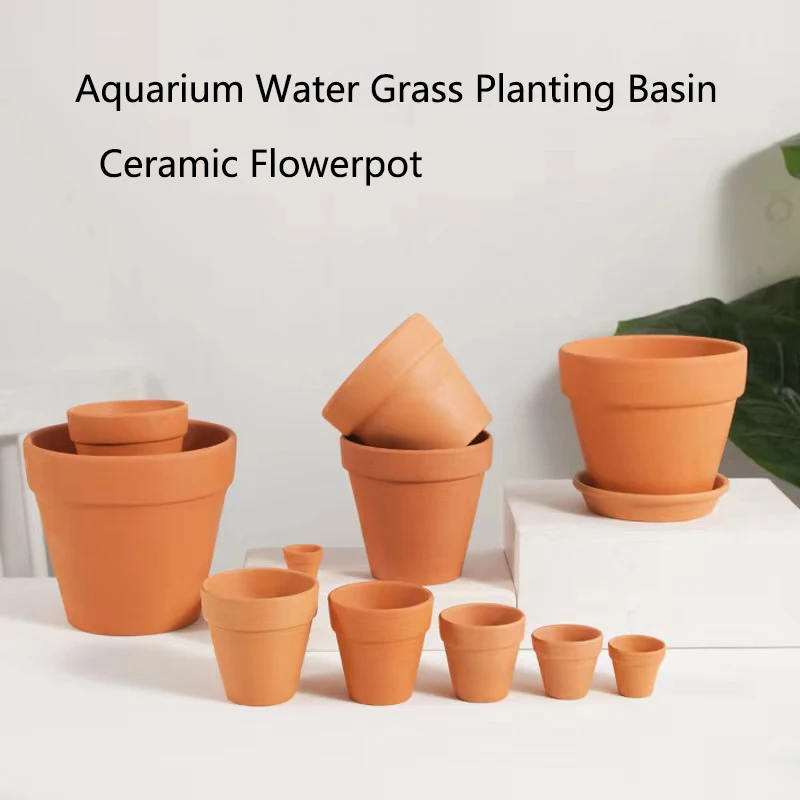 水族館の装飾,水草,水玉,鉢植え,シリンダーカップ,セラミッ - Aquarium Fish Pot のレビューと価格